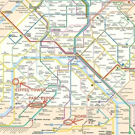 Willa K3- Maison 2min Rer 15min Paris-expo 4 Chambres/10 Lits Bagneux (Hauts-de-Seine)